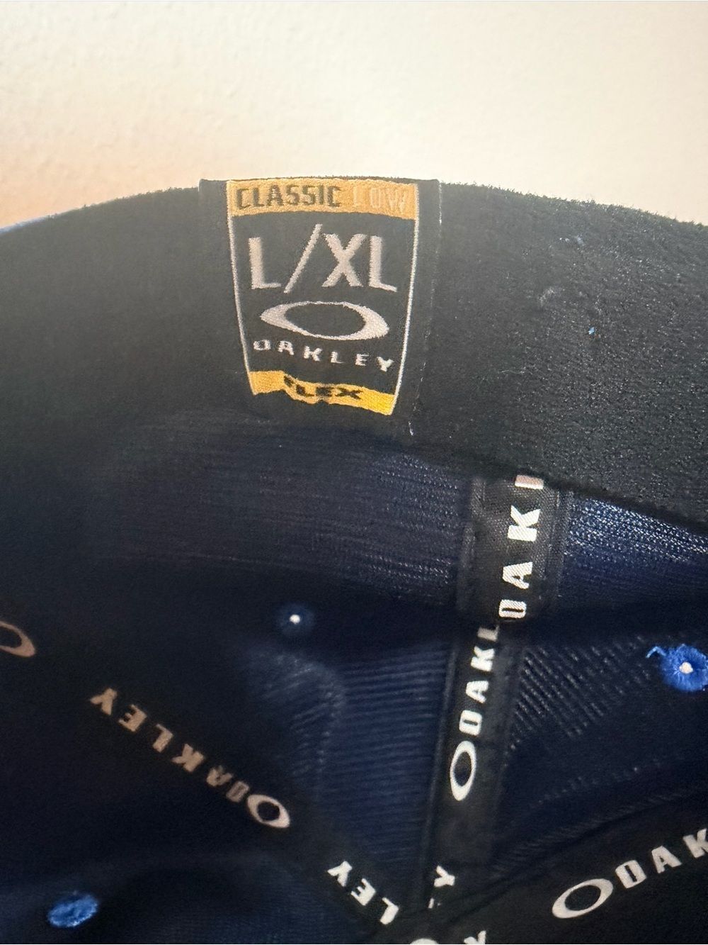 Oakley Flex Blue Performance Classic Baseball Cap L/XL Large XL - Picture 7 of 8